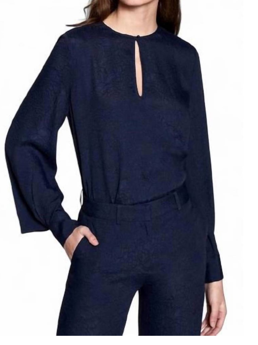 NEW EQUIPMENT delainey blouse in eclipse sz S